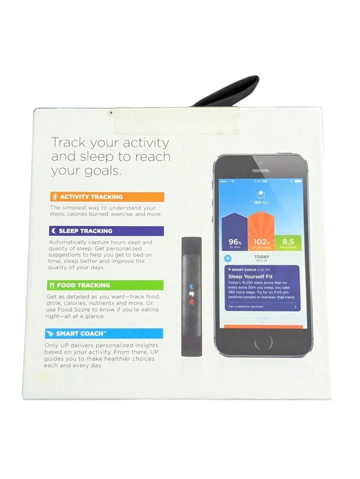 Jawbone NUEVO Up 2 Rastreador Inalámbrico de Actividad y Sueño, Entrenador Inteligente, Pista de Sueño Foto 2 de 4