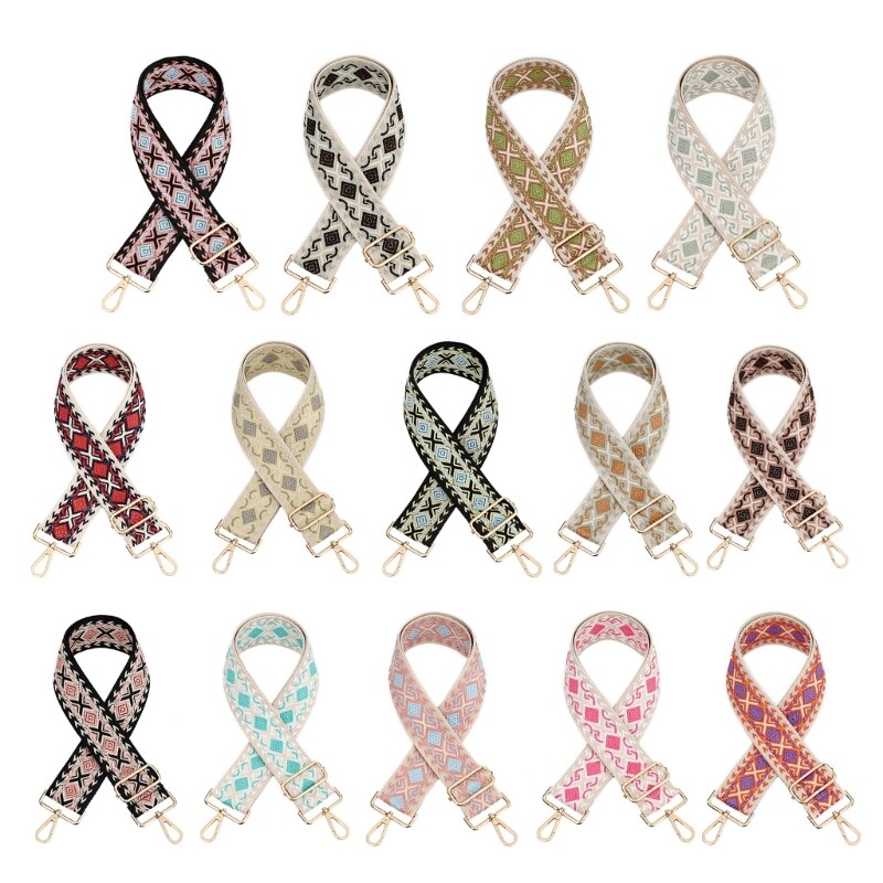 130cm Shoulder Bag Strap Ethnic Straps Crossbody Bag Belt Replacement