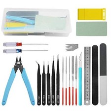 20 PCS Gundam Model Tools Kit Modeler Basic Tools Craft Set for Gundam Car Model