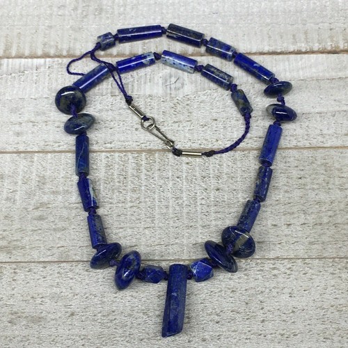 52.1g, 8mm-30mm Natural Lapis Lazuli Bead Mixed Shaped Strand, 27 Beads,LPB148 - Picture 6 of 9
