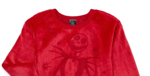 Disney The Nightmare Before Christmas Girls size L 10-12 Woobie Pullover Sweater - Picture 3 of 4