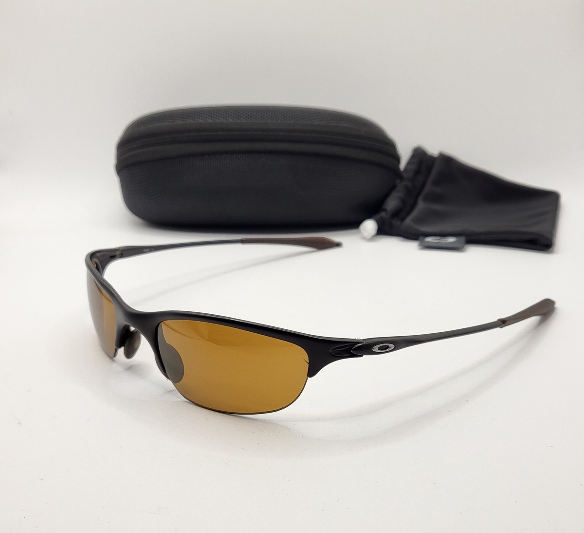 小物 OAKLEY sunglasses Half Wire y2k OAKLEY HALF WIRE Dark Carbon / Gold Iridium Sunglasses