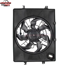 Radiator Condenser Cooling Fan Assembly For Kia Optima 2.4L 2011 2012 2013 2014