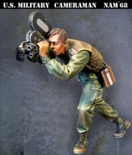 1/35 Scale U.S. Military Cameraman Vietnam 1968 Resin Figure – NAM ‘68 Model Kit