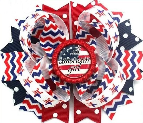 NEW Boutique Patriotic Ruffle Tunic Dress Leggings Girls Outfit Set 4th of July - Picture 6 of 7