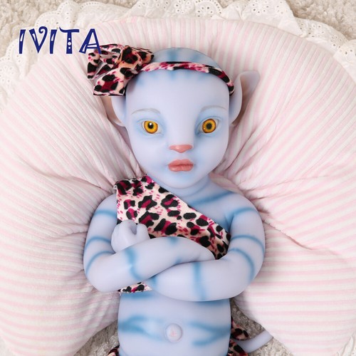 51cm Lifelike Soft Silicone Avatar Waterproof Doll Lovely Avatar Girl Doll Toys - 第 3/11 張圖片