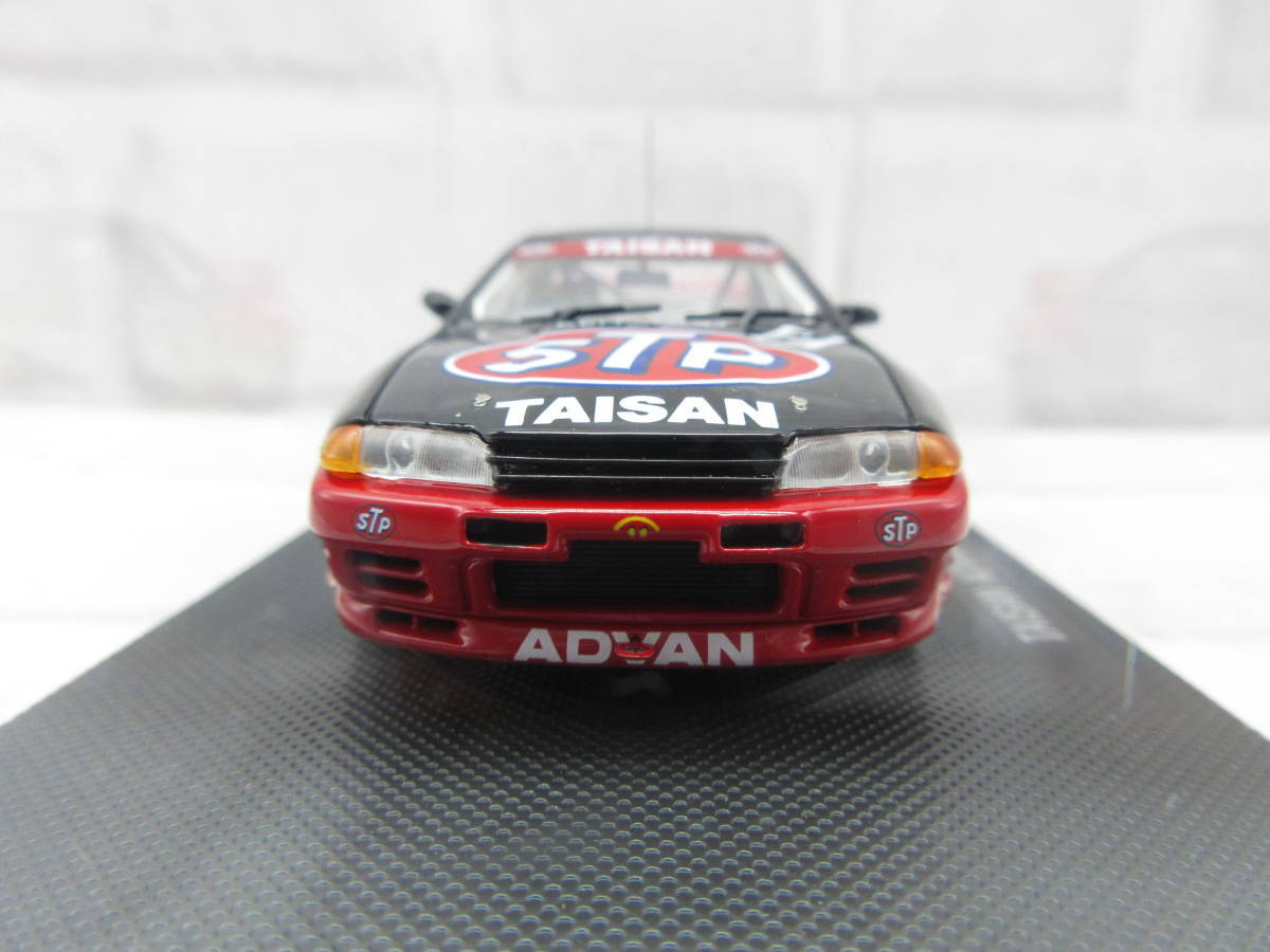 ★希少★1/43TAISAN ADVAN SKYLINE Gr.A 1993 Mini car 1/43 Nissan Skyline Taisan Advan Gr.A 1993 Black