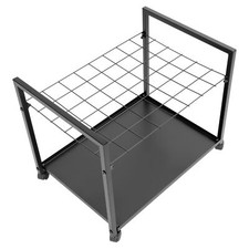 Black Blueprint Storage Cart Rack 48 Slots Mobile Roll File Holder For Office
