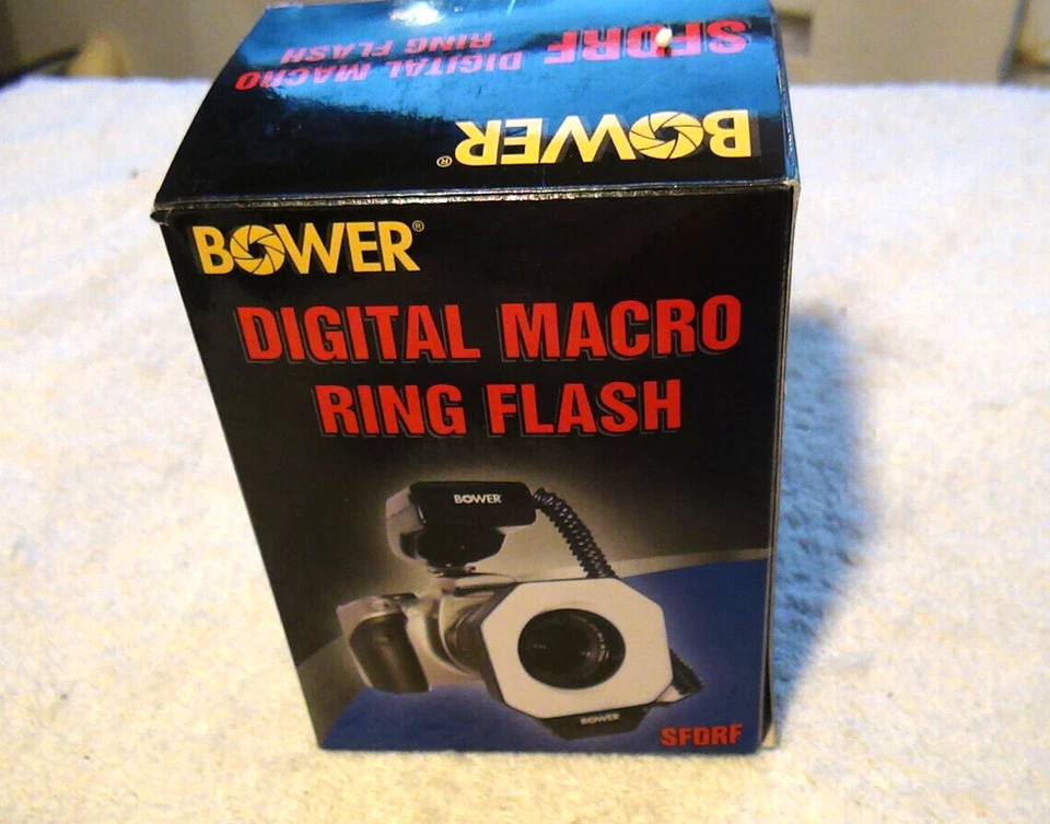 Bower SFDRF Digital Macro Ring Flash w/ 3 Adapters & Owner's Manual NEW - Image 2 of 4