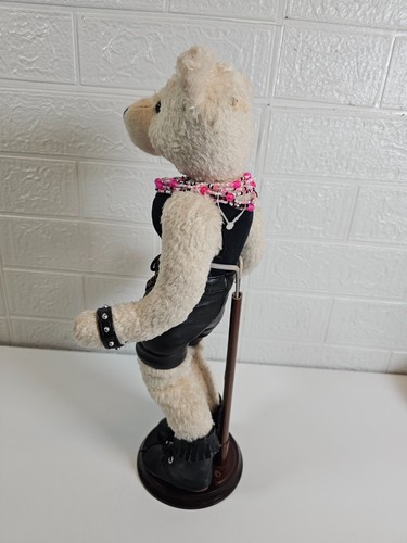 D.S Nicholass Limited Edition Vintage Lady Motor Biker Teddy Bear 16" Very Rare! - Picture 4 of 9