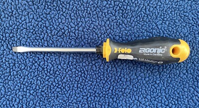 Felo Ergonic 1/4'' Slotted Screwdriver - 52787 - Made  in Germany