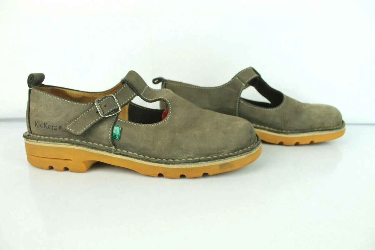 Sandales Kickers cuir nubuck T 37 UK 4 TRES BON ETAT eBay