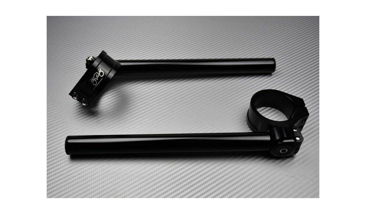 Demi-guidons inclinables noirs 41mm pour Yamaha YZF 600 Thundercat