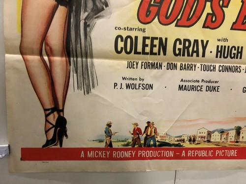 VINTAGE MOVIE POSTER 1955 The Twinkle In God's Eye One Sheet 27X41 Original - Picture 7 of 8
