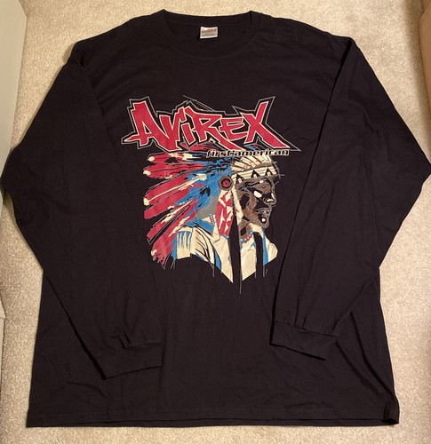 Avirex First American Long Sleeve Black 