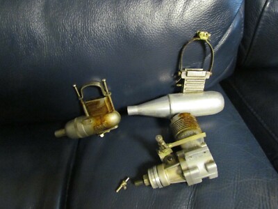Vintage ENYA Antique Engine 45 II   Muffler Airplane Model 6002 WEBRA Muffler ?