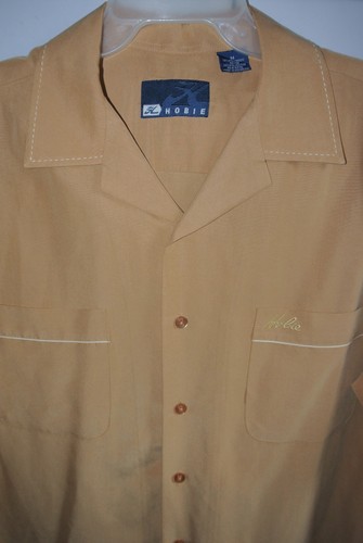 Hobie  Mens M  Tan Solid Polynosic Rayon/Mint - Photo 2/7