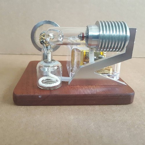 Vintage Hot Air Stirling Engine Music Box Antique Toy Collection Desk Gift - Picture 12 of 16