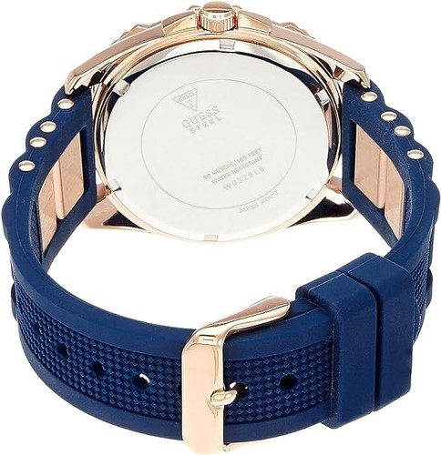 Reloj Guess M. Caucho Azul. Cj. Rosa W0325L8 - Imagen 6 de 8