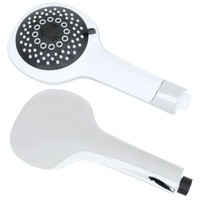 Handbrause Sanlingo 5Fach Verstellbar 120 Mm Durchmesser Schwarz Weiss Chrome