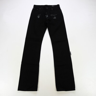 Rare OFF WHITE c/o VIRGIL ABLOH Face Hands Denim Label Jeans