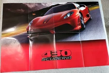 Ferrari GT Collection 430 Scuderia Big Poster FOLD OUT & Specs Centauria 2016