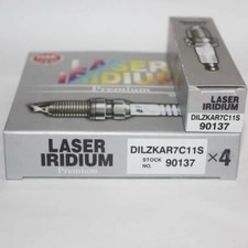 4Pcs Iridium DILZKAR7C11S Spark Plugs 90137 For Honda Jazz S GR RS Fit Hybrid