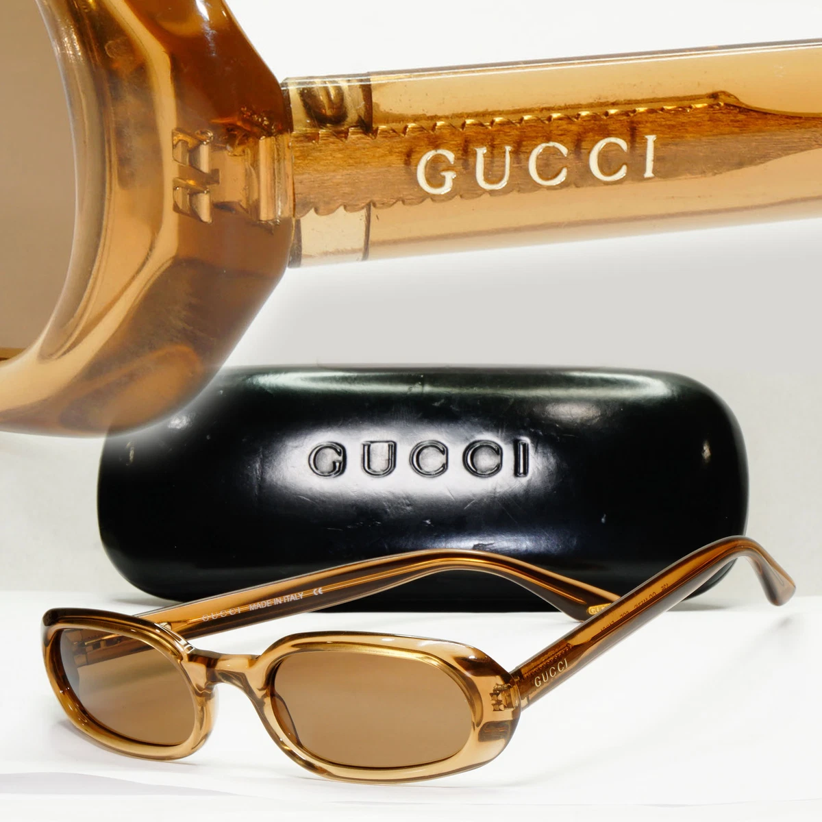 Brown transparent sunglasses cheap