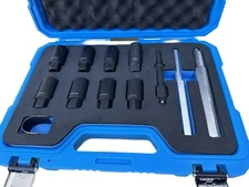 14pcs 1/2" Dr. Rim Wheels Lock Release Wheel Locking Nut Removal Tool Kit