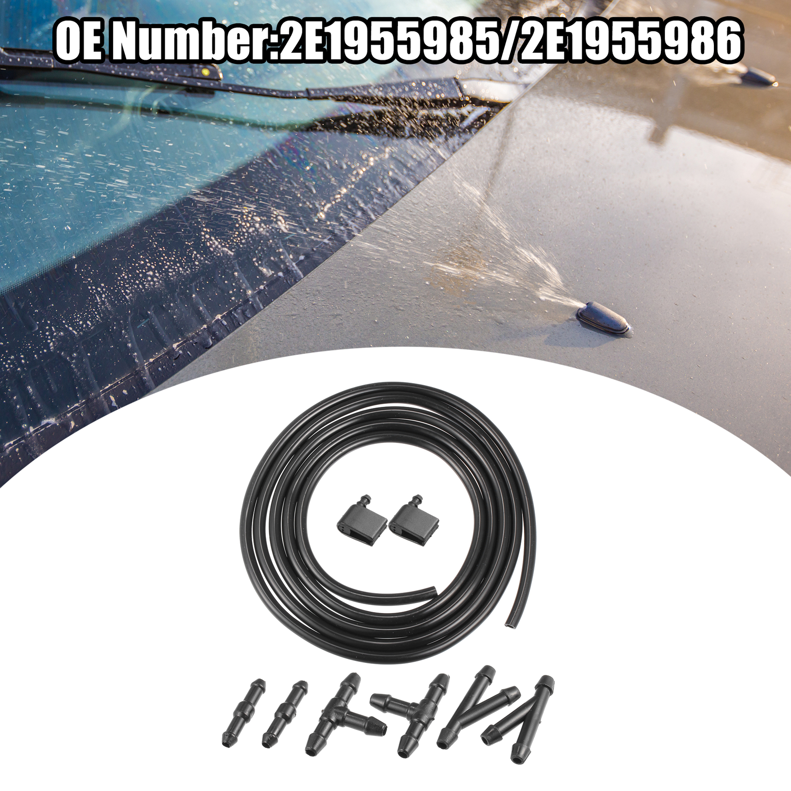 1 Set Windshield Washer Nozzles Kit for MercedesBenz Sprinter No