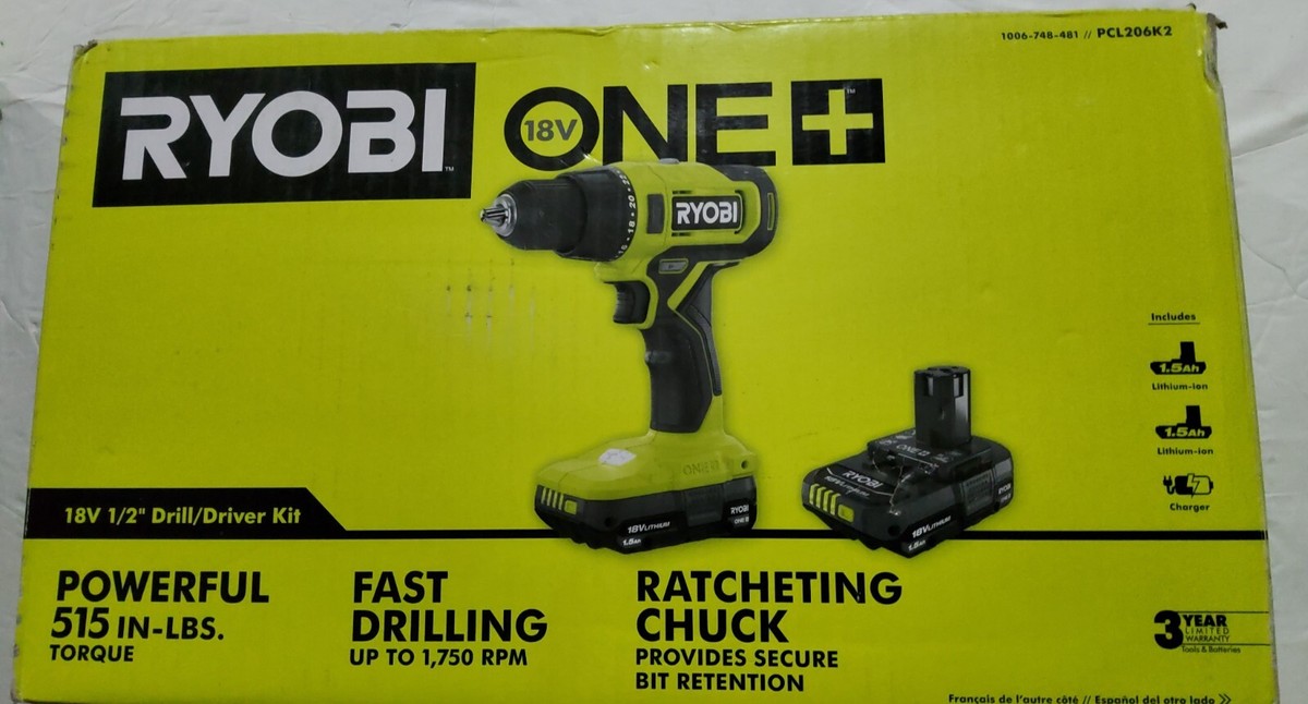 Percussion Drill Ryobi Cordless Combi Drill Ryobi P215 VN 18-Volt