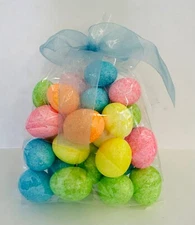 30 Glitter Easter Eggs Vase Fillers & Scatters Holiday Decor Crafts Supply