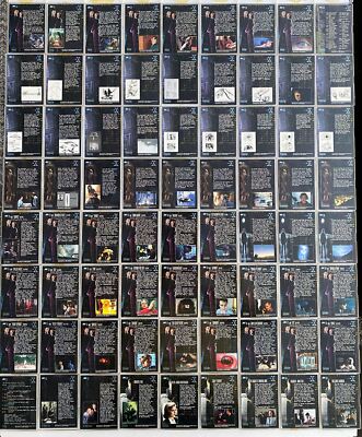 X-Files Season 1 Trading Base Card Set 72 Cards Topps 1995 | eBay