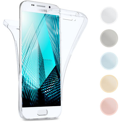 Hülle für Samsung Galaxy A3 2016 Silikonhülle 360 Grad Schutz Rundum Transparent