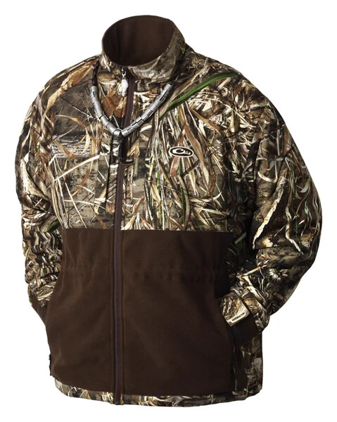 Drake MST Eqwader Full Zip Max-5, X-LARGE, Real Tree Jacket (10115