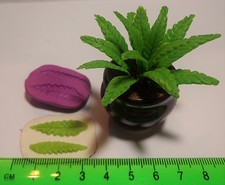 1:12 Reusable Long Leaf Mold B- Mould Dolls House Miniature Garden Accessory 