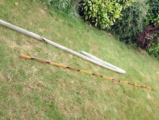 Cantabrian metal triangular high jump cross bar long pole 4m vintage retro