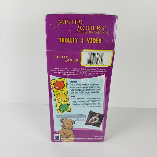 Mister Rogers Neighborhood Adventures In Friendship (VHS, 2005, With Trolley Toy) for sale