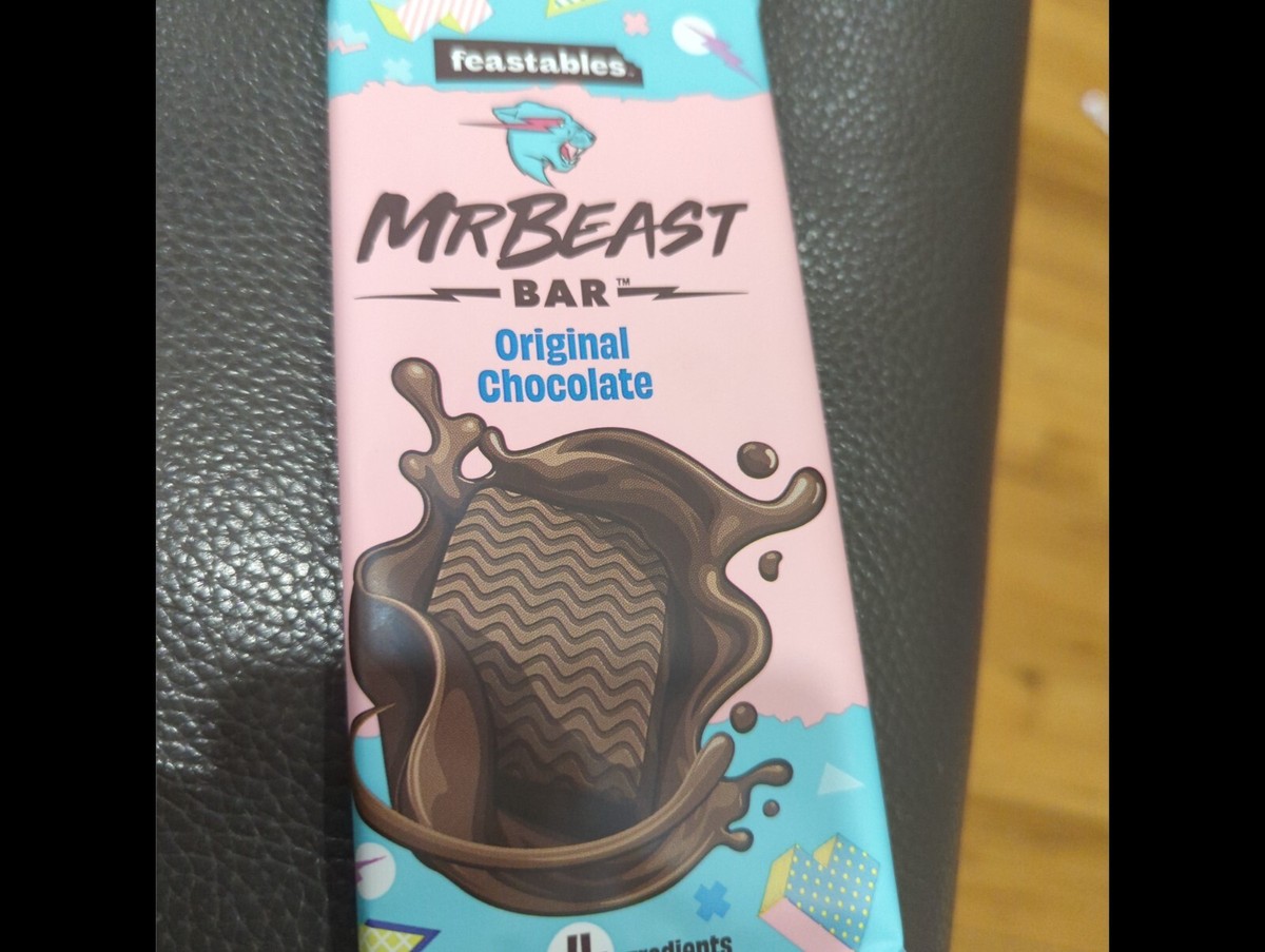 Mr Beast Feastables ORIGINAL CHOCOLATE Bar 2.1 oz YouTuber | eBay
