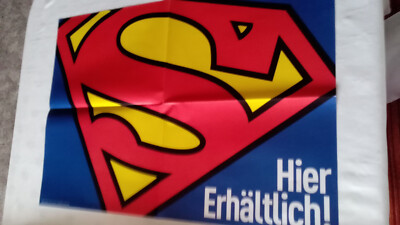 Superman Hier erhältlich, DC, Comic-Shop-Promoposter, 42x59 cm, Panini, 2012,neu