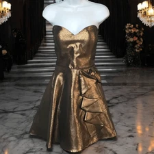 Blondie Plus Sexy Glamour chic strapless fit flare dress 16 formal event party