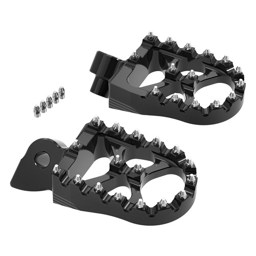 CNC Billet Wide Foot Pegs Rests Pedals For Yamaha YZ250F YZ450F WR450F 2003-2023 - Picture 9 of 12