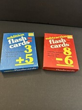 FLASH CARDS Warren Paper Products Addition, Subtraction, Vintage