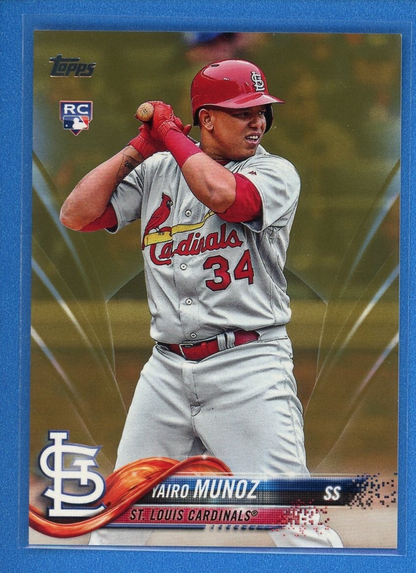 2018 Topps Update Series GOLD #US274 Yairo Munoz Cardinals Rookie RC #/2018