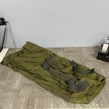 Vintage Military Duffle Bag US Nylon Drab Army Green Distressed USGI Standard