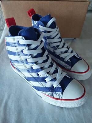 Converse All Star Chuck Taylor American Flag Stars Stripes  display picture 1