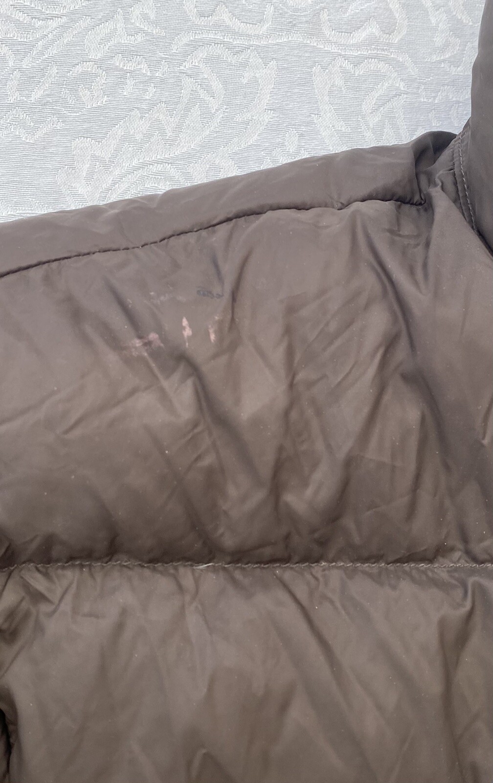 calvin klein brown packable down jacket medium - image 7
