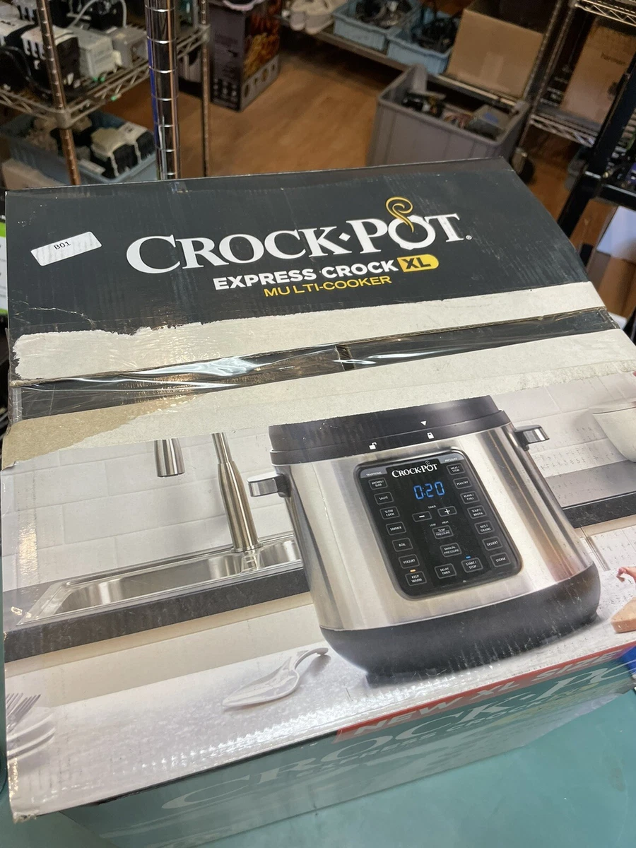 Crock-Pot Express Crock SCCPPC800-V1 XL - Multi cooker - 8 qt - stainless  steel 