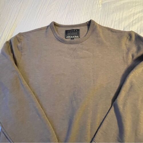 Jachs New York tan sweatshirt sweater round neck long sleeve size XL