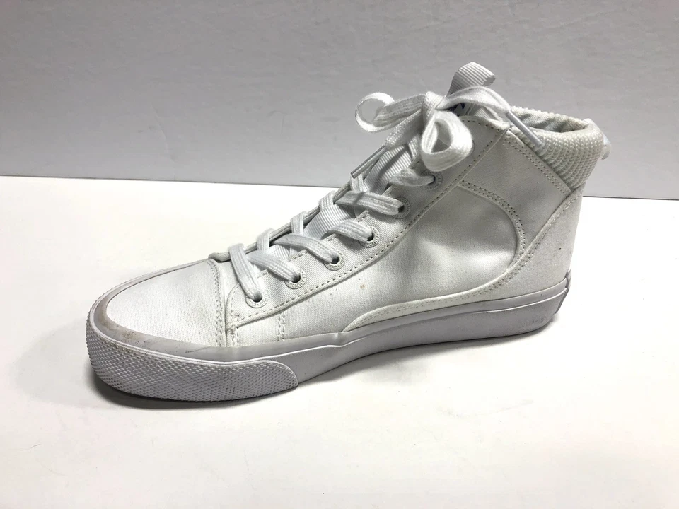 Champion, Zapatilla Deportiva de Lona Alta Blanca, Juvenil Niño Talla 4.5 M Foto 2 de 4